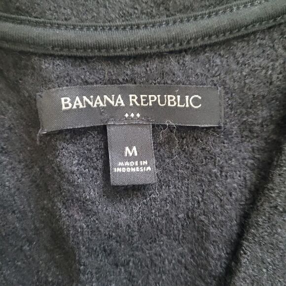 Banana Republic Dark Gray Men's Cardigan Sweater - Picture 5 of 9